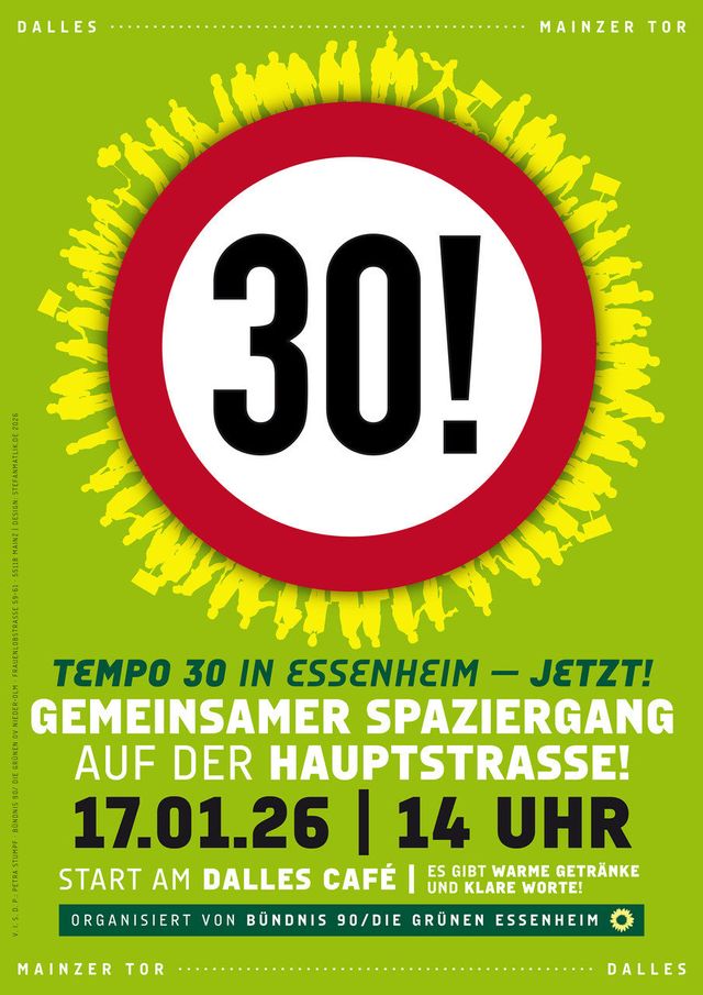 Tempo 30 in Essenheim - Jetzt!